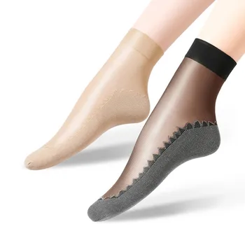 10 Párov Lete Hodváb Transparentné Sklo Ponožky Ženy v Pohode Farbou Ultra-tenké Priedušná Sexy Pokožky Ponožka Nízke náklady-Veľkoobchod