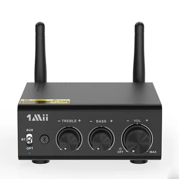 1Mii B08S HiFi aptX HD Bluetooth 5.0 Audio Zosilňovač s Hudbou Prijímač 2.1 Kanálový 100W*2 24V Napájania
