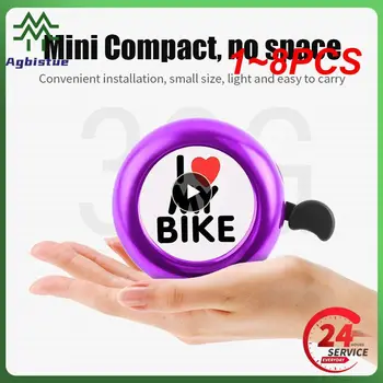 1~8PCS Farby Roztomilý Požičovňa Riadidlá Bell Hlasný Zvuk Budíka Upozornenie Mini Detský Bicykel Horn Zvony Cyklistický Krúžok Detí Bicykli