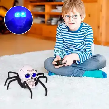 2023 Najnovšie Halloween Kostra Dekor diaľkové ovládanie hračka Kostra Pavúk Svetlo Desivé Hračka Hrozné Ghost Kostra Vlk Spider