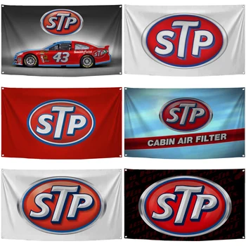 2×3 3 ft x 5 ft STPs Vlajka Polyester Digitálne Tlačené Racing Car Banner Gobelín Opony Pre Decor