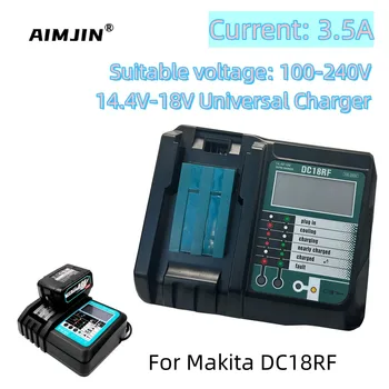 3.5 Batérie, Nabíjačky Pre Makita 14,4 V BL1830 18V Bl1430 DC18RC DC18RF EÚ Plug chladenie a vysokú kvalitu