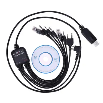 8 v 1 Programovanie USB Kábel pre Baofeng pre Motorola Kenwood TYT QYT Rádio