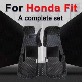 Auto Honda Fit Jazz Hybrid GP5 GP6 2014~2020 Nepremokavé Ochranu Rohože Alfonbrillas De Coche Auto Príslušenstvo
