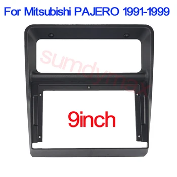 Autorádio Fascia pre Mitsubishi PAJERO 1991-1999 2din 9 DVD, Stereo Rám Doska Adaptér Montáž Dash
