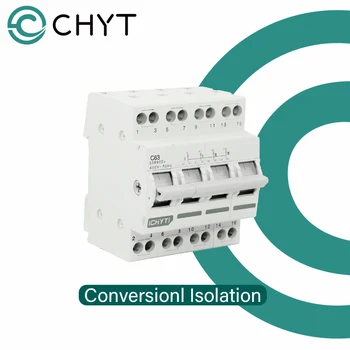 CHYT MTS Dual Power Manuálny Prenos Interlock Spínač Istič 4P 40A 63A