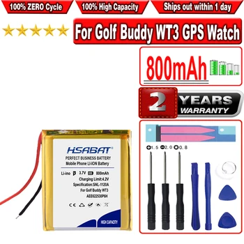 HSABAT 800mAh AEE622530P6H Batérie pre Golf Kamarát WT3 GPS Hodinky