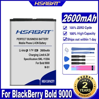 HSABAT M-S1 2600mAh akumulátor pre BlackBerry Bold 9000 9030 9630 9700 9780 BAT-14392-001 Batérie