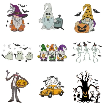 Halloween Nastaviť Craft Papier Zomrie Rez Hobby Ručné Formy Zápisník pre Kartu Tvorby Šablón Nové Razba Zomrie 2023