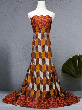Kalume Afrike Bavlna Čipky Textílie s Kamene Vysokej Kvality 2023 Nigérijský Swiss Voile Čipky Textílie Pre Ženy Party Šaty F3383