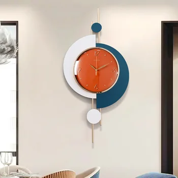 Kovové Minimalistický Nástenné Hodiny Moderný Jednoduchý Dizajn Škandinávskych Nástenné Hodiny Pokojné Štýlový Nezvyčajné Reloj De Porovnanie Domáce Dekorácie