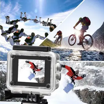 Kúpanie A Vodné Športy Outdoorové Športy Fotoaparát 5.2 Palcový s Vysokým rozlíšením Lcd Displej Veľkosť Produktu 60 41 25 mm 4k