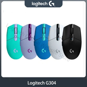 Logitech G304 Wireless Mouse 6 Tlačidlá Programovateľné USB Bezdrôtová Myš HRDINA Senzor 12000 DPI Optická Myš Nastaviteľné Herné Denník