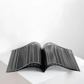 Minimalistický a Luxusné Art Tvorivé Model Izba Oka Kovové False Knihy Dekorácie v Kancelárii Domov Dizajn Výtvarné Spracovanie