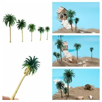 Model Vlak Železničnej Architektúry Krajiny Umelé Pralesom Palma Plastové Coconut Tree Premenenie