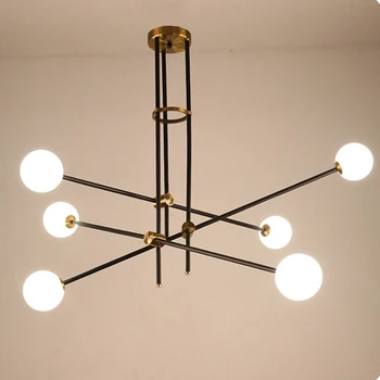 Nordic Magic Bean visí lampa moderný Minimalistický Nastaviteľné Sklenené Gule Tvorivé luster Obývacia Jedáleň Osvetlenie Zariadenie