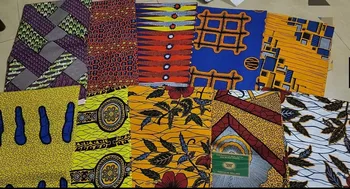 Nové Modely 2023 Afriky Ankara Vosk Tkaniny Tlače Ghana Pagne Africain Tissus Nigéria Batik Textílie 6 Metrov pre Šaty YG329-2