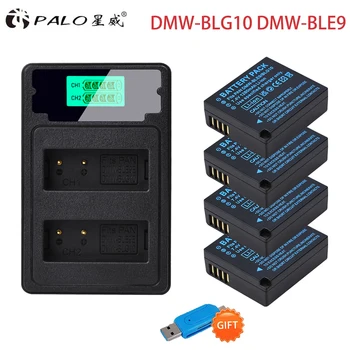 PALO 1200mAh DMW-BLG10 BLG10 BLG10E DMW-BLE9 Batérie + LCD Duálny USB Nabíjačka pre Panasonic LUMIX GF5 GF6 GX7 LX100 GX80 GX85