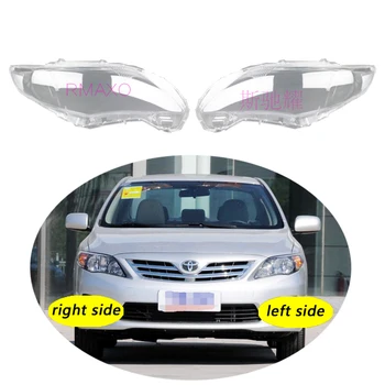 Použitie Pre Toyota Corolla 2010-2013 Transparentný Kryt Svetlometu Tienidlo Lampy Predného Svetlometu Shell Tienidlo Objektívu shell