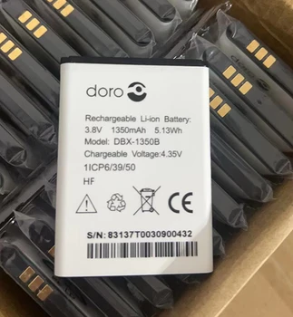 Pôvodné Doro DBX-1350B batérie 1350mah 3.8 V pre Doro DBX-1350B batérie telefónu