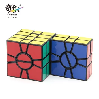 QiJi KingKong 3x 4 SQ1 Zvláštne Čaro Cibo QJ Nepravidelne Cubo Magico Profesionálne Neo Rýchlosť Kocky, Puzzle, Hračky
