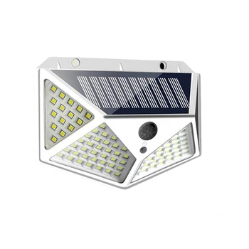 Slnečné Svetlo 1/2/4PCS Vonkajšie 100 LED Nástenné Svietidlo PIR Snímač Pohybu Lampa Vodotesný LED Svetlá Pre Záhradné Ulici Dekorácie