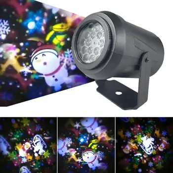 Snowflake LED Projektor úsporu Energie s Vysokým leskom Slávnostné Vianočné Snowflake LED Projektor Svetlá pre Strán