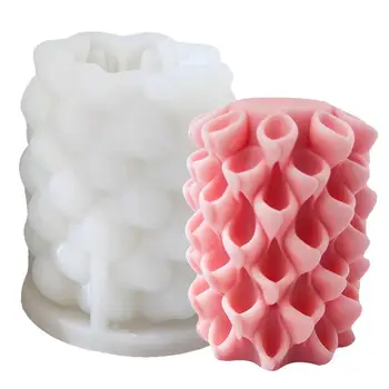 Sviečka Formy 3D Aromatických Silikónové Formy DIY Ručne vyrábané Sviečky Formy Úložný Box Formy Domáce Zdobenie Remesiel Mydlo Formy Ornament