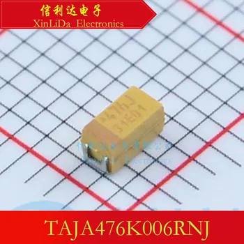 TAJA476K006RNJ 47uF ±10% 6.3 V PRÍPADE-A-3216 Tantal kondenzátor Nové a Originálne