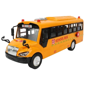Veľká Veľkosť Detí Školský Autobus Toy Model Zotrvačnosti Auto So Zvukom Ľahký Pre Deti Hračka Darček K Narodeninám
