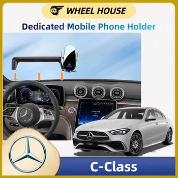 Špecializované Bezdrôtové Nabíjanie Telefónu Držiak na Mercedes Benz C Trieda Príslušenstvo